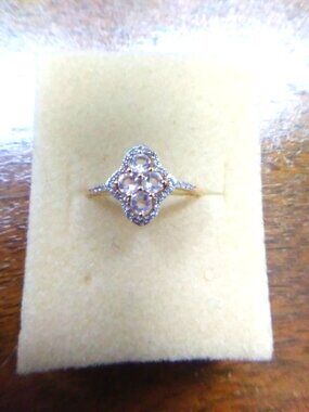 Morganite Rose Gold Over Sterling Silver RIng